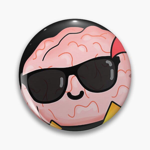 Item preview,  Brainstorm Funny Brain Pun (Dark Bg) designed and sold by HarperChicSa.