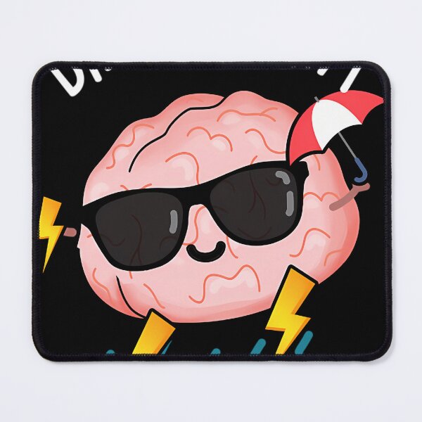 Item preview,  Brainstorm Funny Brain Pun (Dark Bg) designed and sold by HarperChicSa.