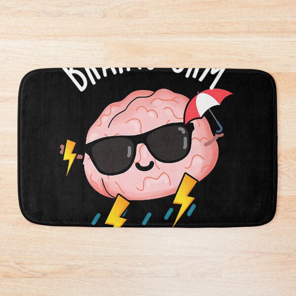 Item preview,  Brainstorm Funny Brain Pun (Dark Bg) designed and sold by HarperChicSa.