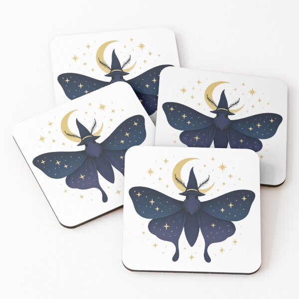 Item preview, Mystical Moth Witch – Celestial Moon and Stars Aesthetic designed and sold by Vibrantdream.