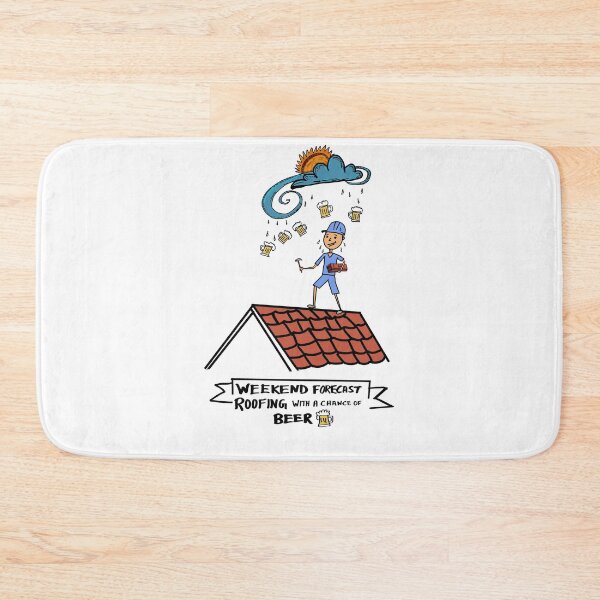 Item preview, Weekend Forecast Roofing With Beer Funny Roofer Job Gift designed and sold by Popstudio85.