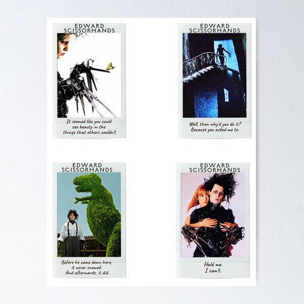 Item preview, Edward Scissorhands Movie HD Sticker Set / T Shirt designed and sold by DiverseDazzle.