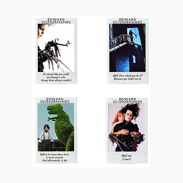 Item preview, Edward Scissorhands Movie HD Sticker Set / T Shirt designed and sold by DiverseDazzle.