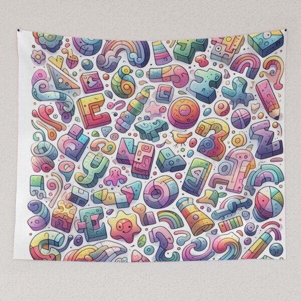 Item preview, Whimsical Alphabet Wonderland 02 designed and sold by I-HERE.