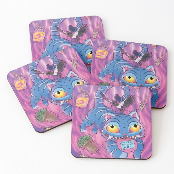 Item preview, Blue Tiger and Black Bird designed and sold by Luv Maila.