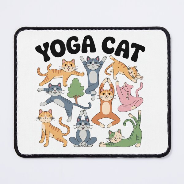 Item preview, Yoga Cat – Cute Cats in Yoga Poses Design designed and sold by GRAPHIX444.
