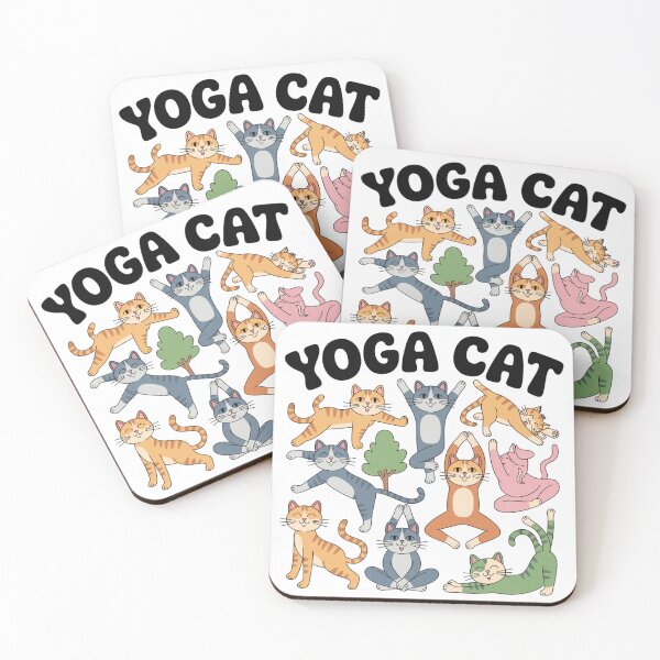Item preview, Yoga Cat – Cute Cats in Yoga Poses Design designed and sold by GRAPHIX444.