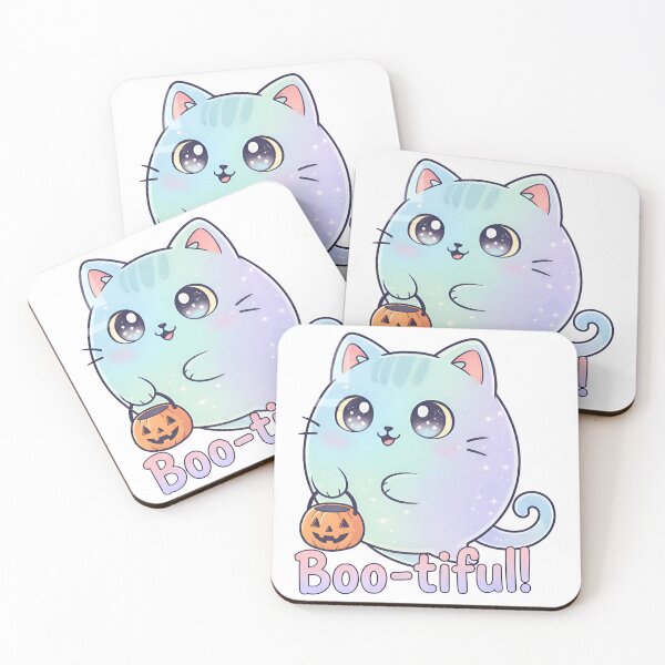 Item preview, Boo-tiful Ghost Kitten! designed and sold by LeoLabs.