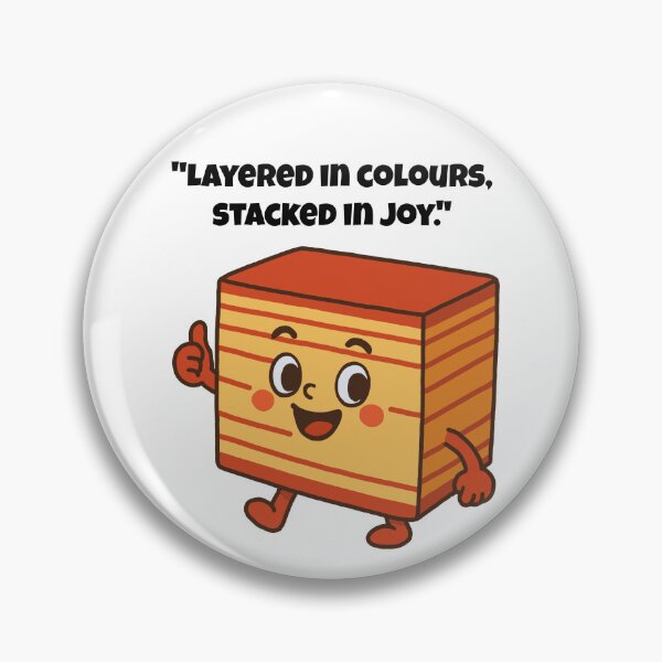 Item preview, Happy Layered Kuih Lapis Character designed and sold by Latitude 1°N.
