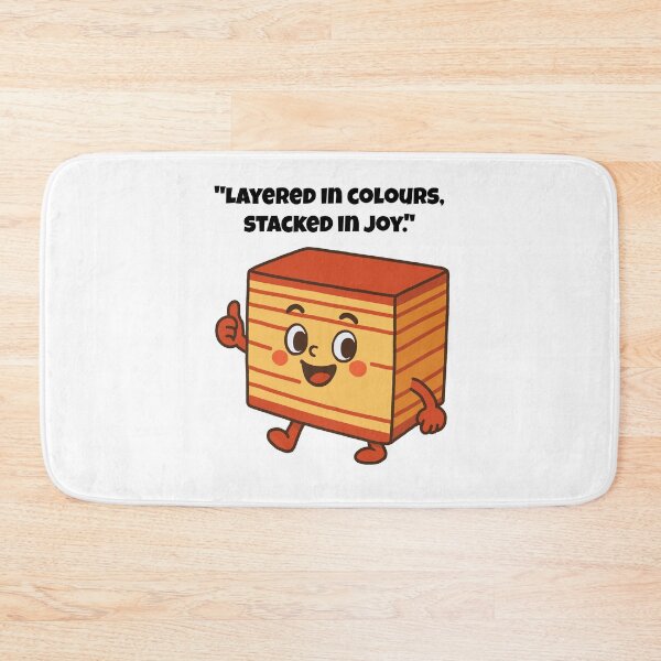 Item preview, Happy Layered Kuih Lapis Character designed and sold by Latitude 1°N.