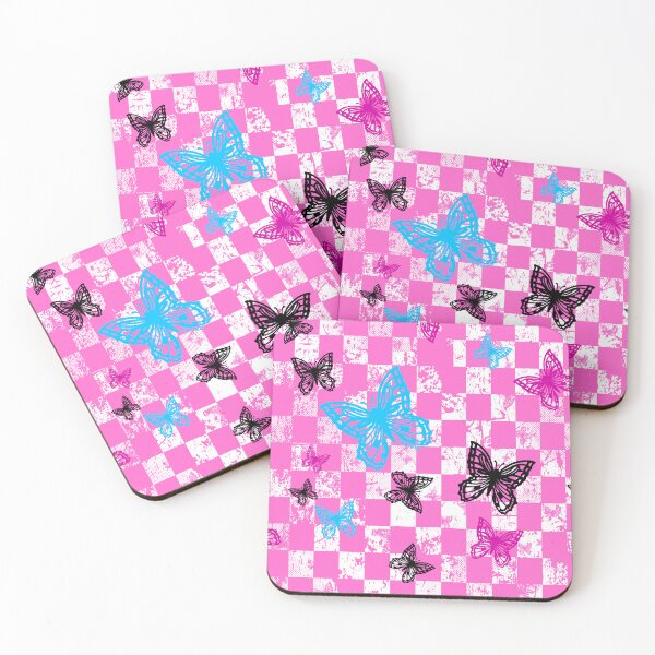 Item preview, Butterfly Checkerboard (Light Version) designed and sold by JanGrackle.