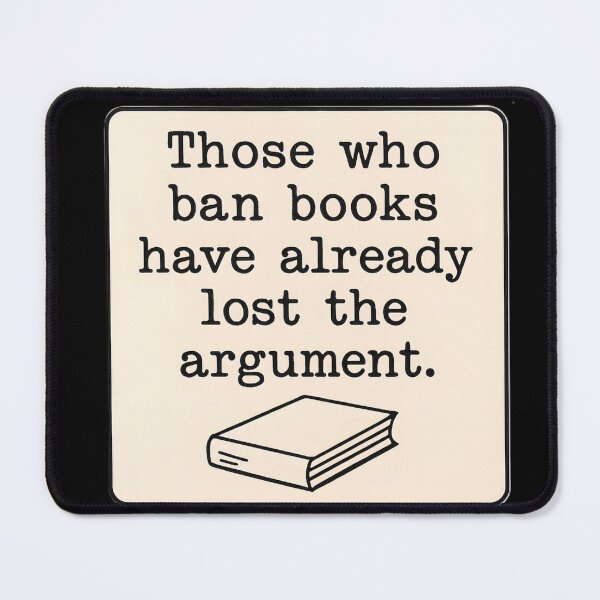 Item preview, Anti Censorship Book Ban Statement Minimalist Art Prints designed and sold by PinUpPizzazz.