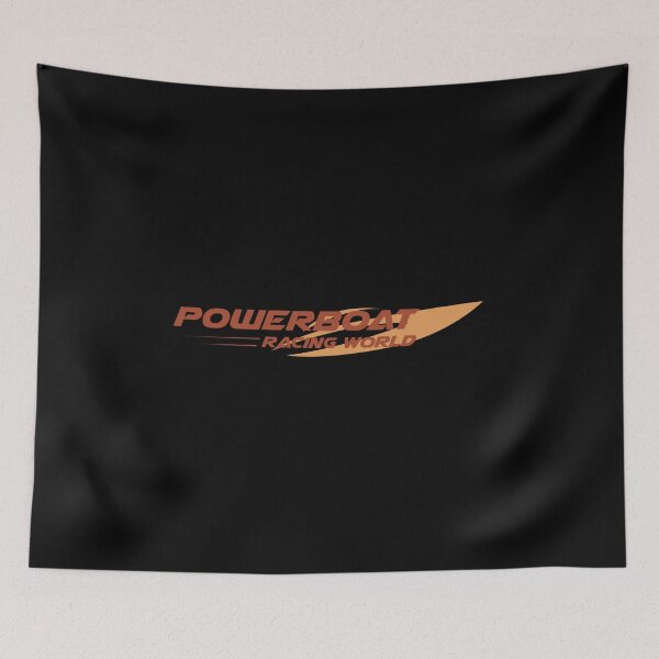Item preview, Powerboat Racing World Brown Tan Black  designed and sold by ChristinasMess.