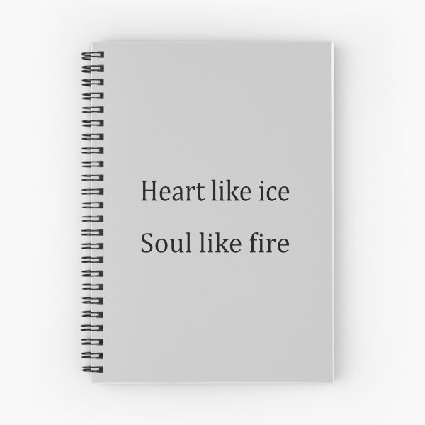 Item preview, Heart Like ice, Soul like Fire designed and sold by Nicnak85.