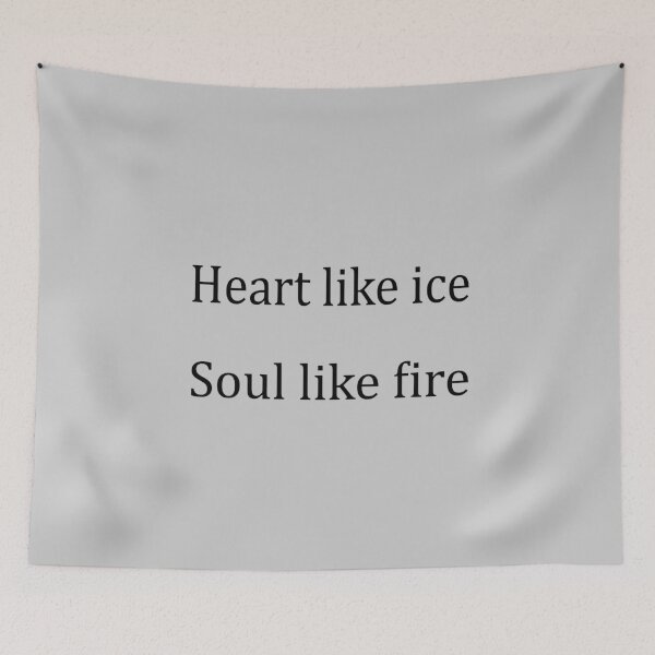 Item preview, Heart Like ice, Soul like Fire designed and sold by Nicnak85.