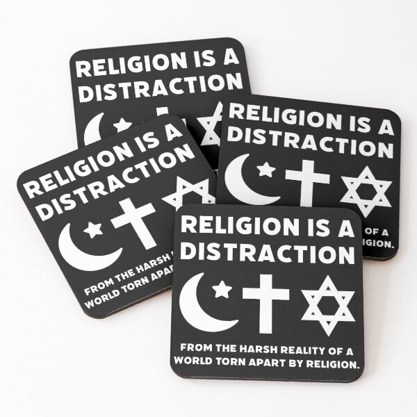 Item preview, Religion is a distraction  designed and sold by Rachel the Artist .