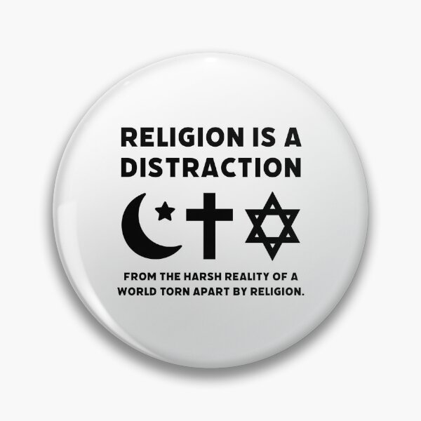 Item preview, Religion is a distraction  designed and sold by Rachel the Artist .