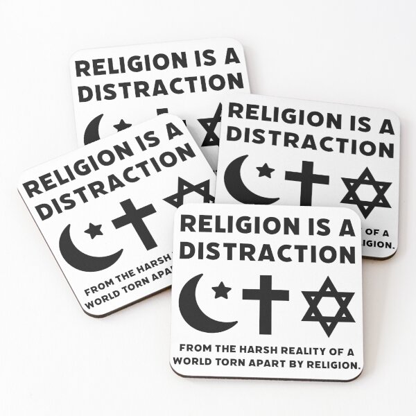 Item preview, Religion is a distraction  designed and sold by Rachel the Artist .