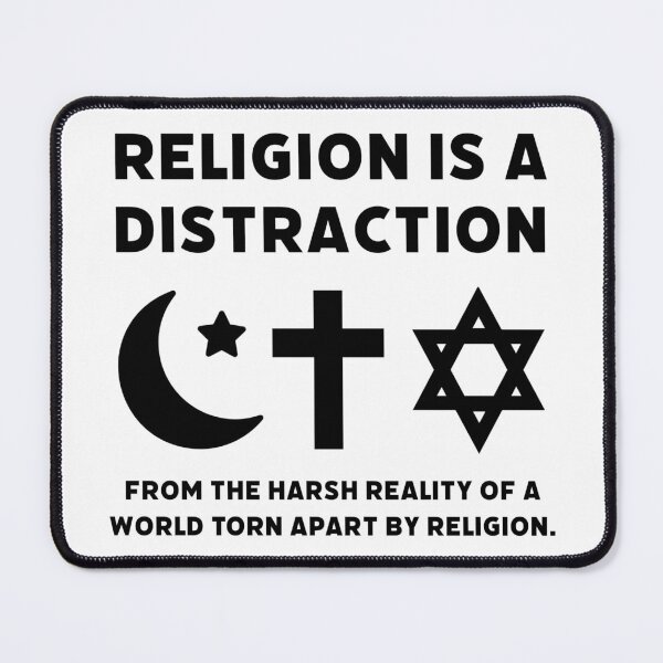 Item preview, Religion is a distraction  designed and sold by Rachel the Artist .