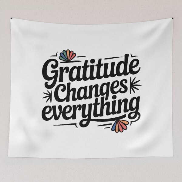 Item preview, Gratitiudae Changes Everything designed and sold by graphic-genie.