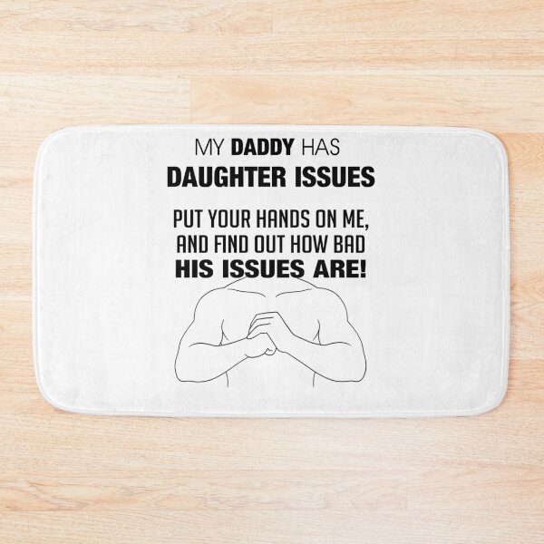 Item preview, My Daddy Has Daughter Issues — Protective Dad Humor T-Shirt Design designed and sold by allmarkmade.