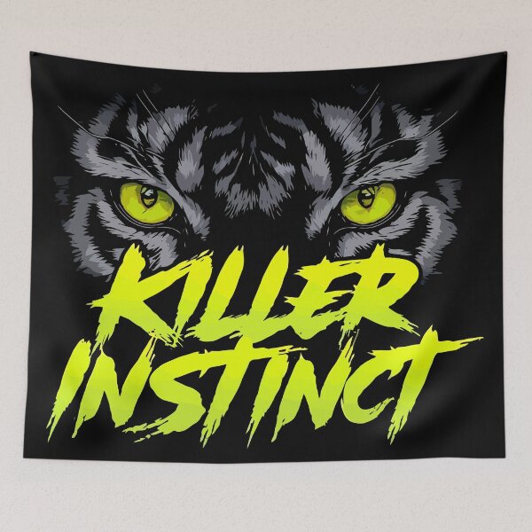Item preview, Killer Instinct Tiger Eyes T-Shirt – Bold Graphic Tee designed and sold by UniqueDesign751.