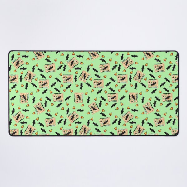 Item preview,  Boo Bat green repeat designed and sold by Zinnigarcreates.