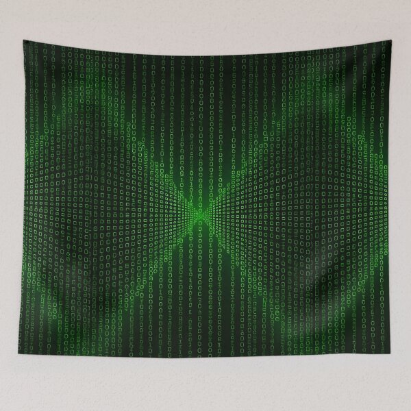 Item preview, Green Matrix. Symbols Pixels Digital, Repeated Patterns Textures  designed and sold by Digital-Davinci.