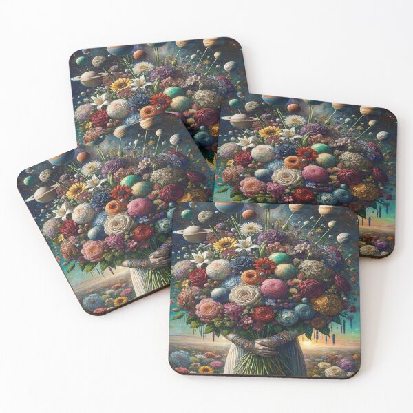 Item preview, Cosmic Bunch of Flowers designed and sold by M-Y-A-R-T-.