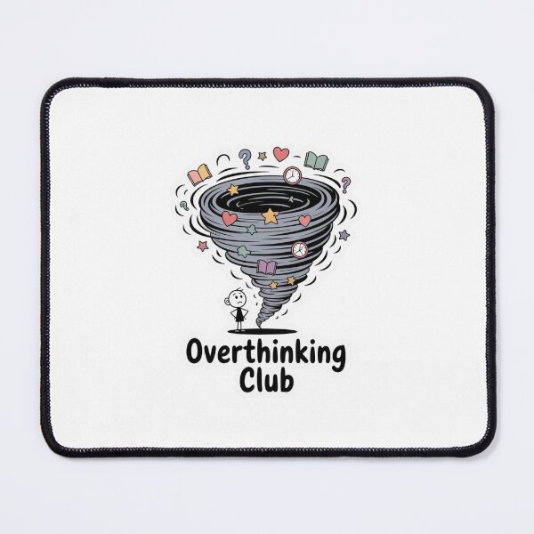 Item preview, Overthinking Club — Thought Tornado Design designed and sold by Timeless Design.