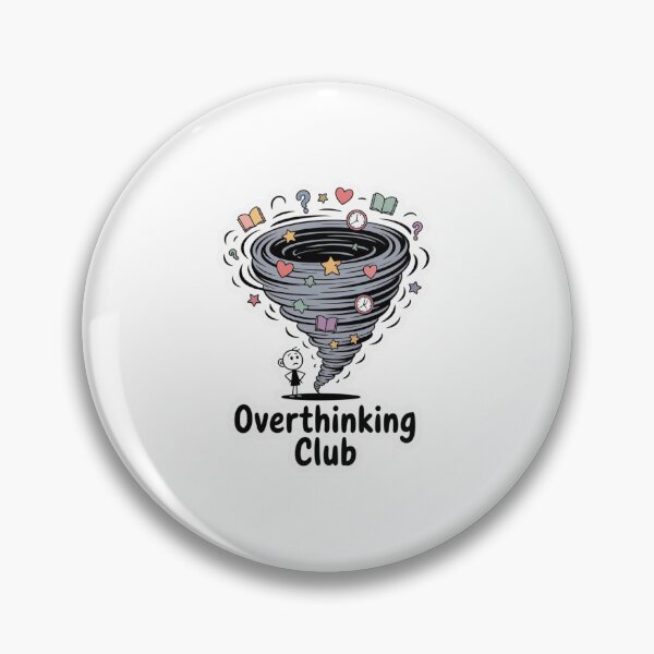 Item preview, Overthinking Club — Thought Tornado Design designed and sold by Timeless Design.