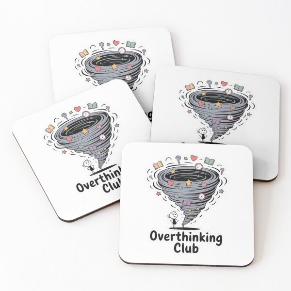Item preview, Overthinking Club — Thought Tornado Design designed and sold by Timeless Design.