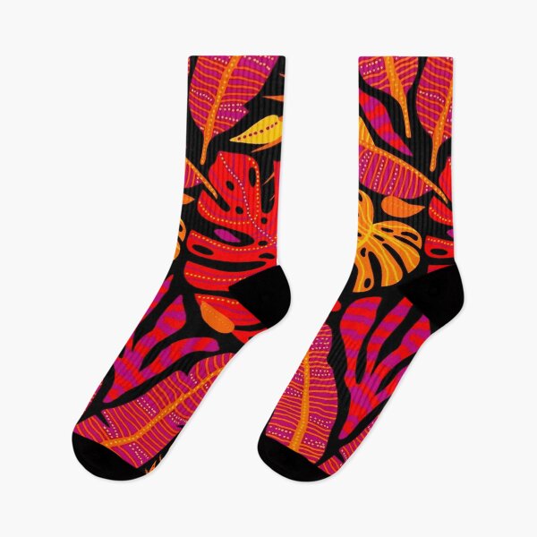 Item preview, Tropical Red Leaves designed and sold by ViaARTfactory.