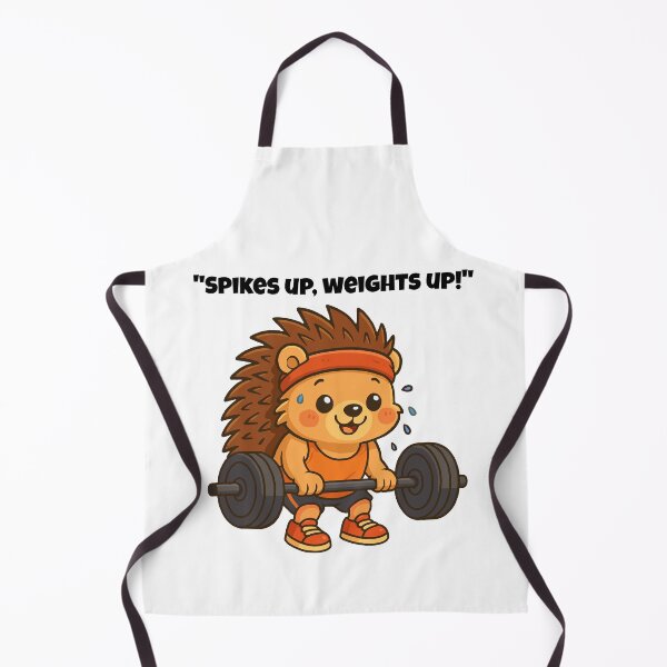 Item preview, Spikes Up, Weights Down – Hedgehog Powerlift Mode designed and sold by Latitude 1°N.