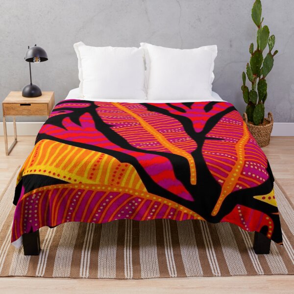 Item preview, Tropical Red Leaves designed and sold by ViaARTfactory.