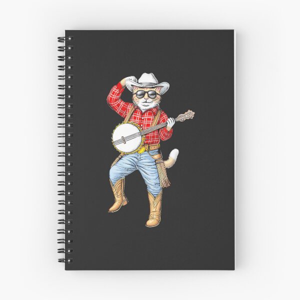 Item preview, Cat-Banjo-Player-Country-Music-Cowboy-Banjoist-Western designed and sold by pecciqulad.
