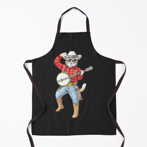 Item preview, Cat-Banjo-Player-Country-Music-Cowboy-Banjoist-Western designed and sold by pecciqulad.