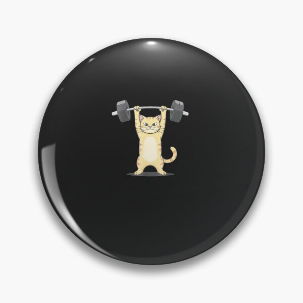 Item preview, Cat-Barbell-Weightlifting-Cat-Gym-Lovers designed and sold by pecciqulad.