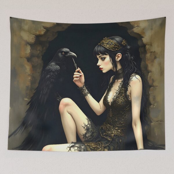 Item preview, Annabelle & The Raven designed and sold by Babylonia @ CəRyn Lab AI .
