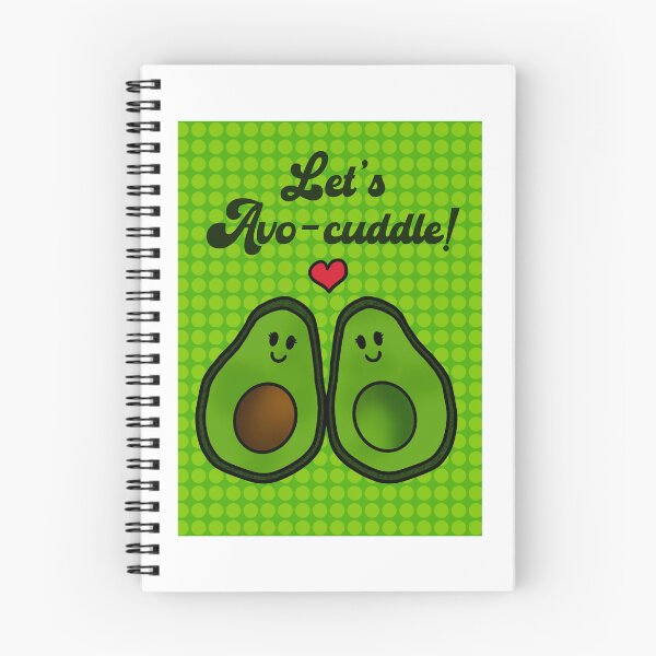Item preview, Let's Avo-cuddle! designed and sold by honeybeepaper.