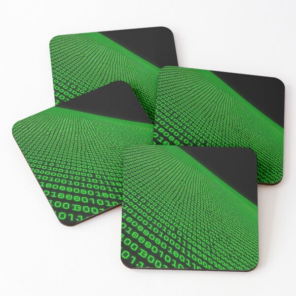 Item preview, Green Matrix. Symbols Pixels Digital, Repeated Patterns Textures  designed and sold by Digital-Davinci.