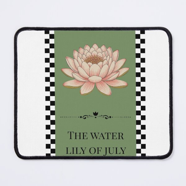 Item preview, The Water Lily of July – Vintage Floral Birth Flower Art designed and sold by mAmatti.