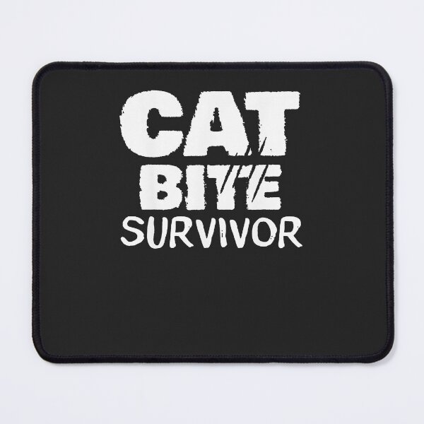 Item preview, Cat-Bite-Survivor-Funny-Cat-Bite-Humor-Tee-Girls-Boys designed and sold by pecciqulad.