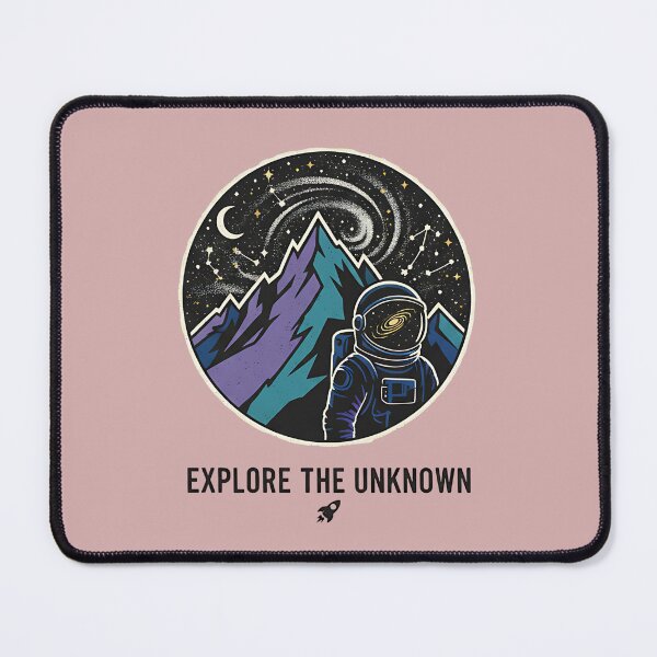 Item preview, Explore the Unknown: Astronaut Adventure in Cosmic Mountains designed and sold by Form & Flow.