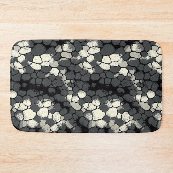 Item preview, Grungy monochrome cobblestone pattern with a rough texture. designed and sold by Piotrek0001.