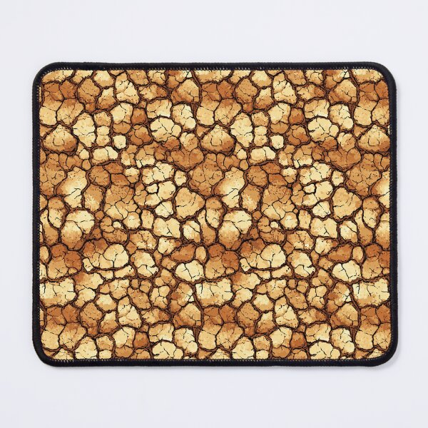 Item preview, Illustration of cracked dry earth in golden brown. designed and sold by Piotrek0001.