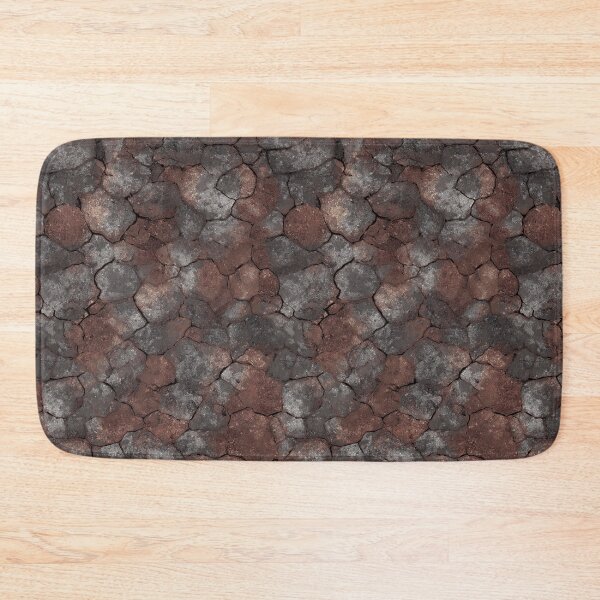 Item preview, Raw texture of rusted cracked stones in dark. designed and sold by Piotrek0001.