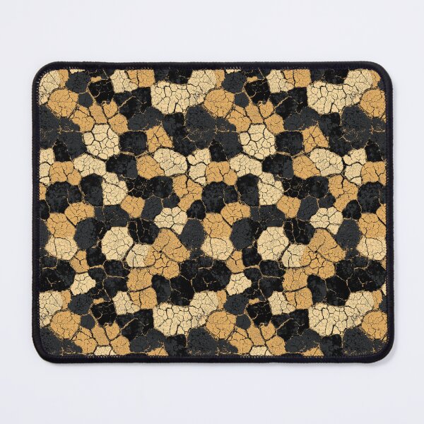 Item preview, Modern cracked earth pattern in black and beige. designed and sold by Piotrek0001.
