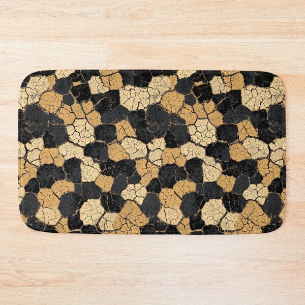 Item preview, Modern cracked earth pattern in black and beige. designed and sold by Piotrek0001.