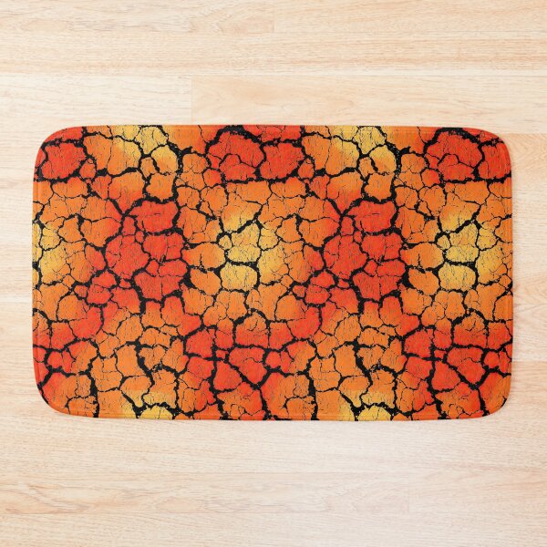 Item preview,  Intense fiery cracked lava pattern in orange shades. designed and sold by Piotrek0001.